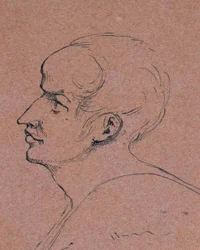 Profiel van een man, 1840